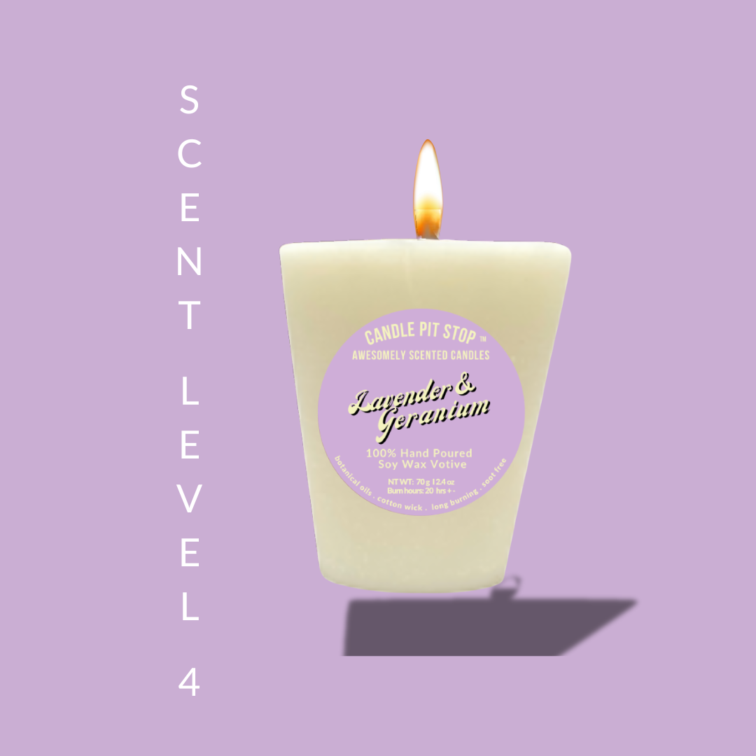 "Lavender & Geranium", Votive